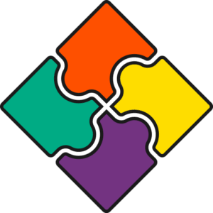 Puzzle Binder logo featuring interlocking puzzle pieces